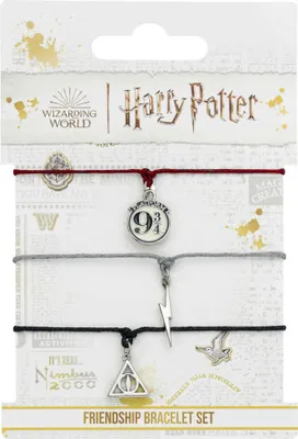 Zdjęcie produktu dla Zestaw bransoletek przyjaźni Harry Potter Insygnia Śmierci Multi