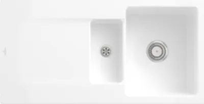 Produktbild von Villeroy & Boch Keramikspüle 333701R1, Siluet 60 R Einbauspüle - inkl.