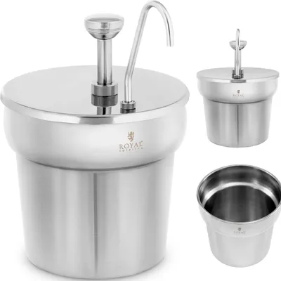 Zdjęcie produktu dla Expondo Royal Catering Dozownik sosów – stal nierdzewna – 6,6 l –