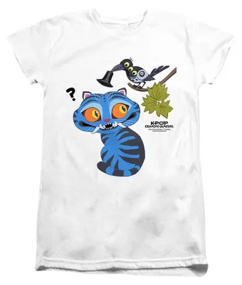 Produktbild von K-Pop Demon Hunters - T-Shirt für Damen, Anliegend TV42848 (L) (Weiß), KI-generiertes Bild
