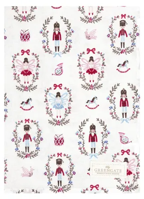 Produktbild von Greengate Cindarella Geschirrtuch white 70x50cm