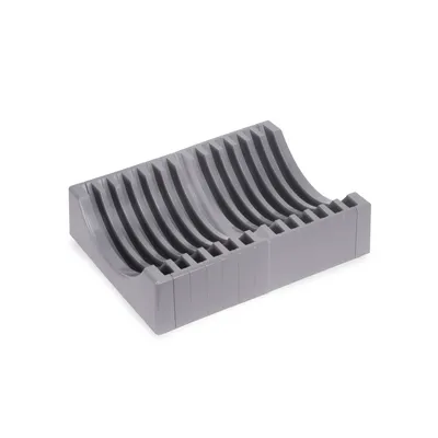 Produktbild von Emuca Lot Tellerorganisator für Möbel, Kapazität für 13 Teller, Kunststoff, Grau