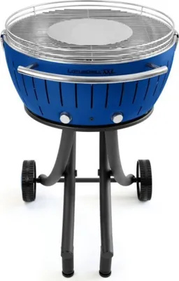 Zdjęcie produktu dla LotusGrill XXL (G600) grill ogrodowy 21,8 kg, ciemnoniebieski ze złączem USB
