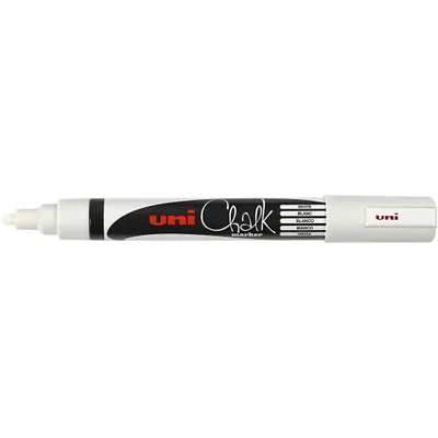 Obrázek produktu pro Uni-Ball ChalkGlass Chalk, Bílá, 1 kusů