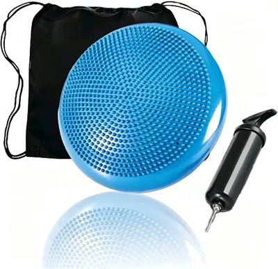 Productafbeelding van Balancekkussen voor kinderen en volwassenen, balzitkussen met luchtpomp, diameter 33 cm
