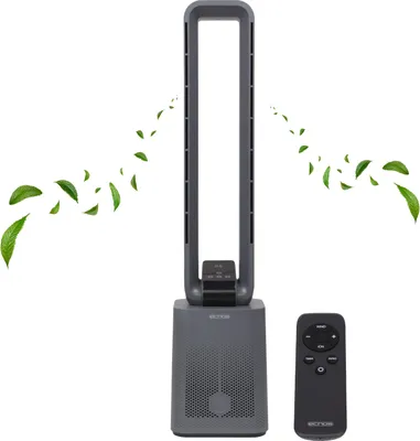 Produktbild von Echos Turmventilator | 12 Stufen | 3 Modi | 15h Timer | LED-Display | Fernbedienung | DC Motor | 50 Watt