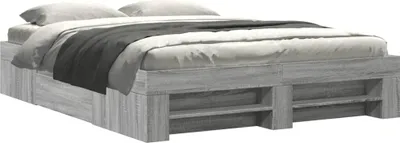 Immagine prodotto di vidaXL Struttura letto senza materasso Grey Sonoma 160x200 cm in materiale ligneo