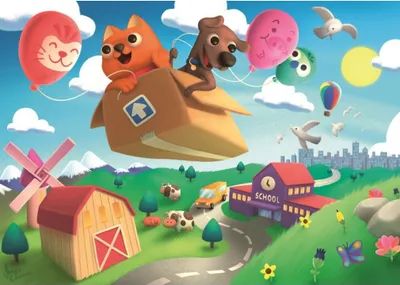 Obrázek produktu pro RAVENSBURGER Puzzle Letíme! 35 dílků