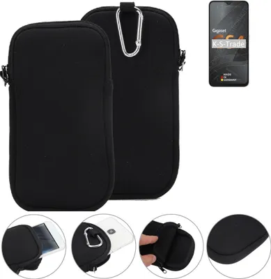 Produktbild von K-S-Trade Neopren-Hülle Handyhülle kompatibel mit Gigaset GS4 Schutzhülle Neoprenhülle Sleeve Schutz-Hülle Gürtel Tasche Case Holster