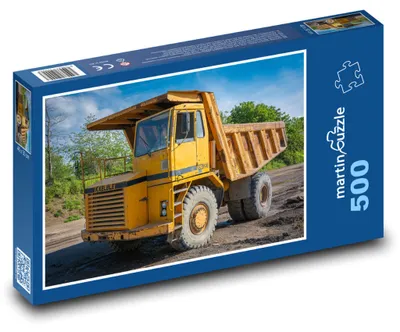 Obrázek produktu pro Puzzle 500 Žluté nákladní auto na staveništi - martinpuzzle