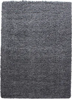 Image de Tapis à poils longs avec motif uni tissé UNI L
