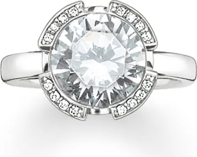 Obrázek produktu pro Thomas Sabo Dámský prsten na prst 925 Stříbro TR2038-051-14, velikost prstenu:52 (16.6)