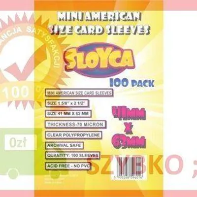 Obrázok produktu pre Košulky Mini americké 41x63mm (100ks) SLOYCA