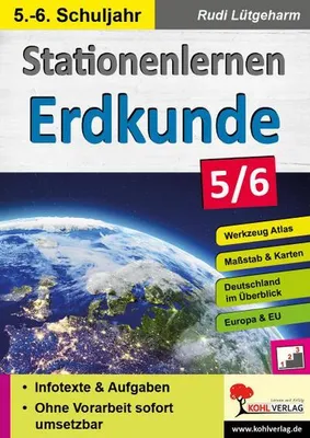 Obrázek produktu pro Stationenlernen Erdkunde / Klasse 5-6