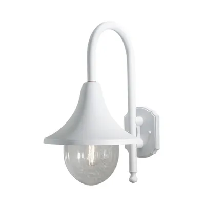 Zdjęcie produktu dla Lampa ścienna Konstsmide Bari z lakierowanego na biało aluminium z przezroczystym szkłem akrylowym