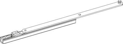 Produktbild von ROTO NT/NX Drehbegrenzer Designo für schmale Fenster silber