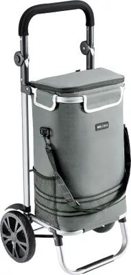 Produktbild von [en.casa] Einkaufstrolley Namborn Einkaufswagen mit Abnehmbarer Tasche 41 Liter bis 20 kg belastbar - Wie Neu