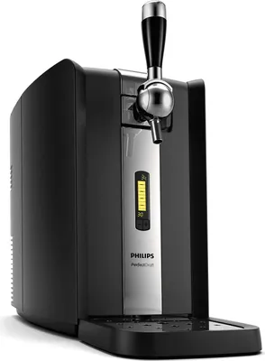 Produktbild von Philips PerfectDraft Bierzapfanlage, Beer Draft System für 6 L Fässer mit LCD Display, 70W (HD3720/25)