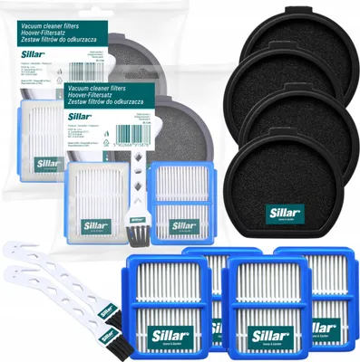 Produktbild von SILLAR Filterset für AEG & Electrolux Pure Q9 / QX9 – 8× waschbare Filter + Reinigungsbürste