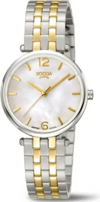 Produktbild von Boccia Damen Armbanduhr 3339-04 Titan bicolor