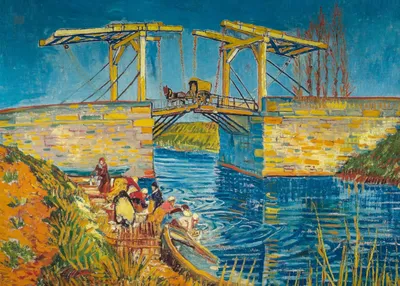 Obrázok produktu pre Puzzle Langlois Brug v Arles, 1000 dielikov, umelecká skladačka pre dospelých