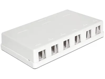 Image de DELOCK Keystone Leergehäuse 6-Port