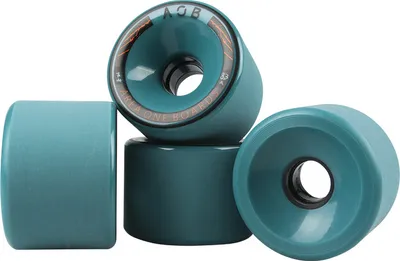 Produktbild von AOB Longboard Rollen "Alpha"  74mm 83a Blau