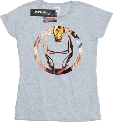 Produktbild von Iron Man - T-Shirt für Damen BI411 (XL) (Grau)