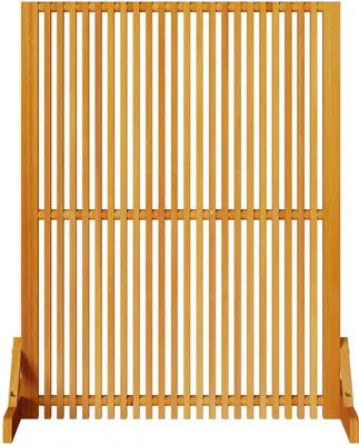 Image de vidaXL Brise-vue marron 79,5 x 50 x 110 cm en bois massif d'acacia