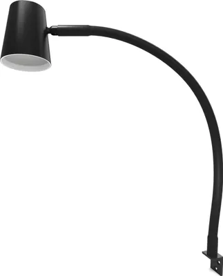 Produktbild von kalb | LED Leseleuchte schwarz, flexibler Leuchten-Hals 1er Set