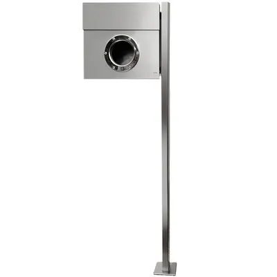 Produktbild von Radius Standbriefkasten Letterman 1 Edelstahl mit Pfosten - 563