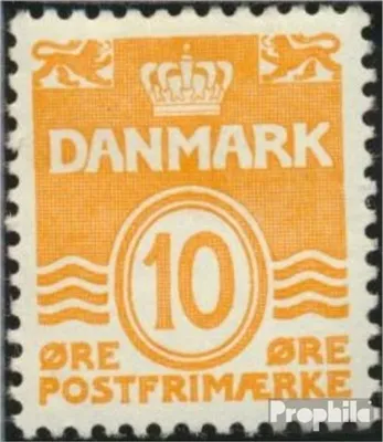 Produktbild von Briefmarken Dänemark 1933 Mi 201II postfrisch Wellenlinien