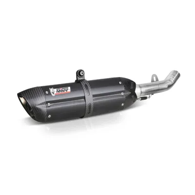 Produktbild von Mivv SPORT Schalldämpfer SUONO Komplettanlage 2x1 Steel Black für KAWASAKI ER-6n / f BJ 2012 > 2016