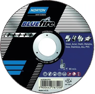 Produktbild von Norton Trennscheibe Blue Fire 63x1,0x10mm
