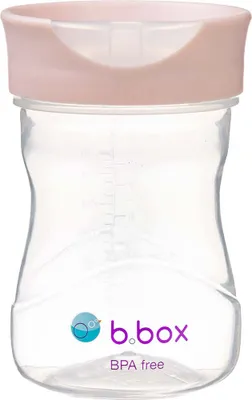 Image de Gobelet d'entraînement en plastique 240 ml rose, B.box Gobelet à boire pour bébé