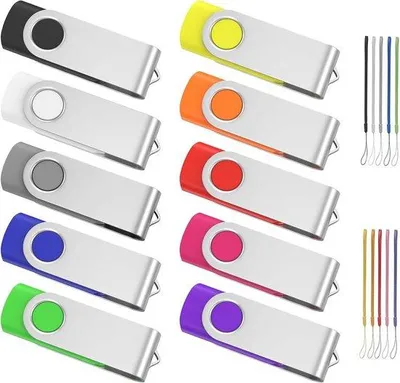 Zdjęcie produktu dla 4 GB, wodoodporne pendrive'y USB 2.0, zestaw 10 sztuk