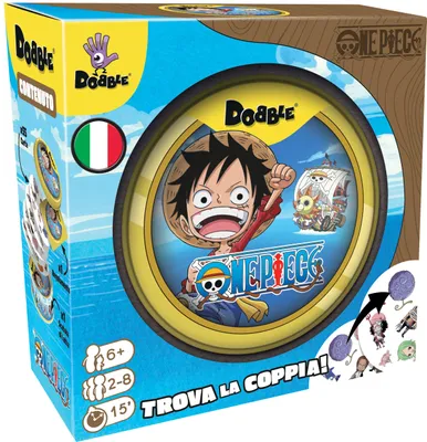 Productafbeelding van Asmodee - Dobble One Piece, een snel en leuk gezelschapsspel voor het hele gezin