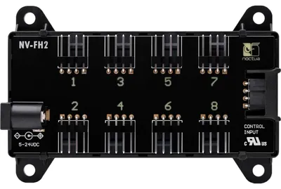 Productafbeelding van NV-FH2 8-poorts ventilatorhub (zwart)