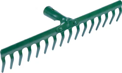 Obrázek produktu pro Robustní 16zubý hrábě z kovu, šířka 41,5 cm