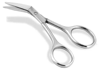 Produktbild von Ergonomische Fadenschere aus rostfreiem Edelstahl, 9 cm