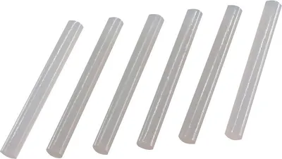 Produktbild von EXTOL CRAFT Schmelzstäbchen, transparent, Ø 7,2 x 100 mm, 12 Stück