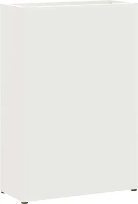 Produktbild von vidaXL Sonnenschirmhalter Weiß 28 x 12 x 41 cm Stahl
