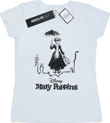 Produktbild von Disney - "Rooftop Landing" T-Shirt für Damen BI15283 (S) (Weiß)