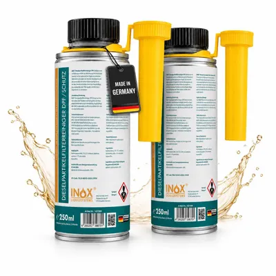 Produktbild von INOX® Dieselpartikelfilter Reiniger Additiv (DPF) 2x 250ml - Rußfilter System, KI-generiertes Bild