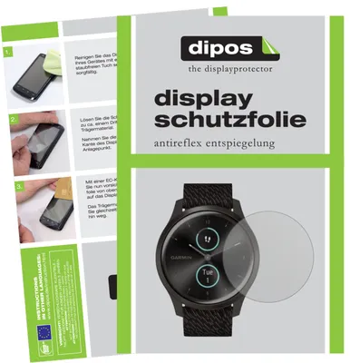 Obrázek produktu pro 2x ochranná fólie pro Garmin Vivomove Style matná ochranná fólie displeje dipos
