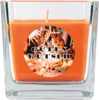 Produktbild von HS Candle "Neujahr" Duftkerze im Bonbonglas - viele Motive zur Auswahl, Duftkerze als Ideale Neujahrs Dekoration
