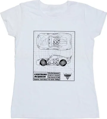 Produktbild von Disney - "Cars" T-Shirt für Damen BI13739 (S) (Weiß)