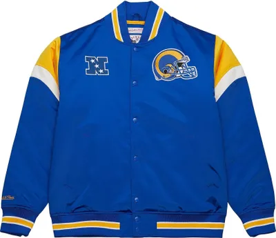 Zdjęcie produktu dla M&N Heavyweight Satin Jacke NFL Los Angeles Rams - M