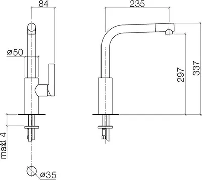 Produktbild von Dornbracht Einhebelmischer Elio messing gebürstet, 33800790-28
