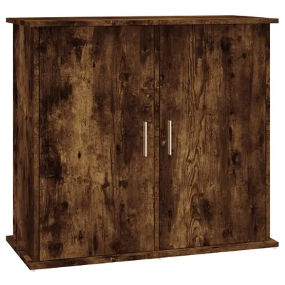 Image de vidaXL Support pour aquarium chêne fumé 81x36x73 cm bois composite